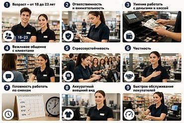 глобус кассир: Вакансия: кассир в супермаркете Требования и ключевые навыки: - — 1