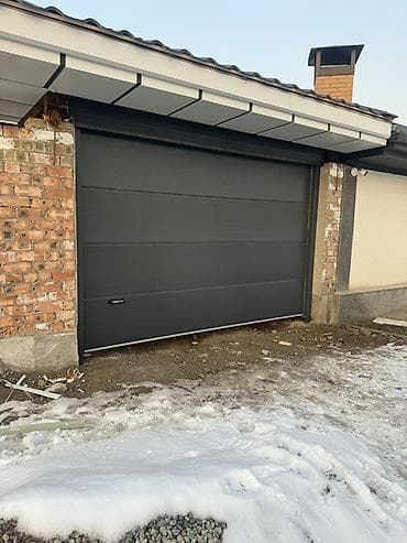 argus security systems: Секционные и рулонные ворота/калитки из металла, цвет темно‑серый — 2