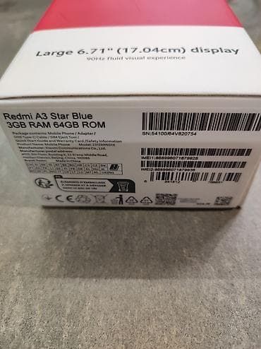 redmi 27: Redmi, Redmi A3, Б/у, 64 ГБ, цвет - Голубой, 2 SIM — 5