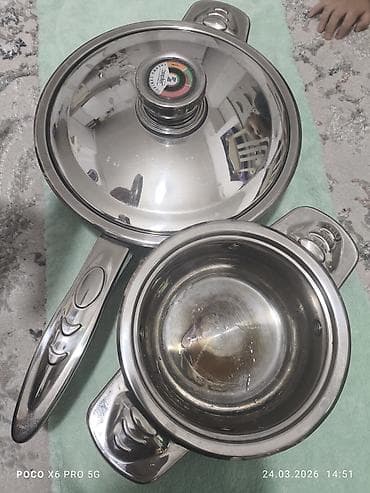 посуда бу: Продается посуды Zepter (Germany), нержавеющая сталь б/у блиница в — 4