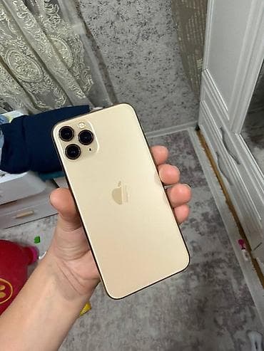 iphone 11 max: IPhone 11 Pro, Б/у, 256 ГБ, Золотой, Защитное стекло, Чехол, 76 % — 4