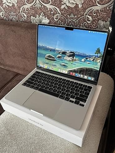 apple ноудбук: Ультрабук, Б/у, Apple M4, ОЗУ, RAM: 16 ГБ, В рассрочку — 6