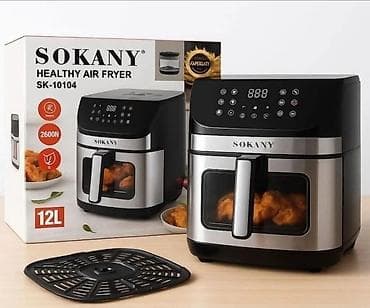 12: Аэрогриль Sokany Healthy Air Fryer SK-10104 - Объем: 12 л — подходит — 2