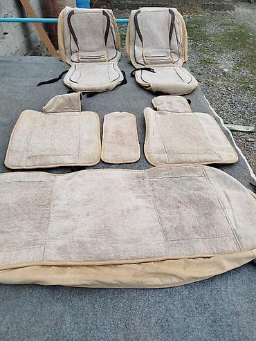 багаж мерс: Чехлы Тканевые, цвет - Бежевый, Mazda, Б/у — 1