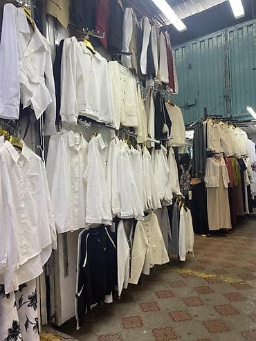 Блузка, Классическая модель, Хлопок, Однотонный, Удлиненная модель