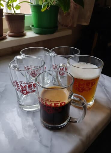 посуда новая: Продаю 4 пивные кружки Бемер — 1
