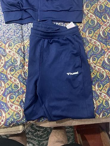 Спорт жана хобби: Спортивный костюм Hummel, темно‑синий, комплект из толстовки и брюк — 3