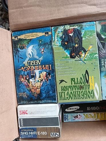 CD, DVD диски: Коллекция видеокассет VHS (лицензионные и записные издания, русские — 2