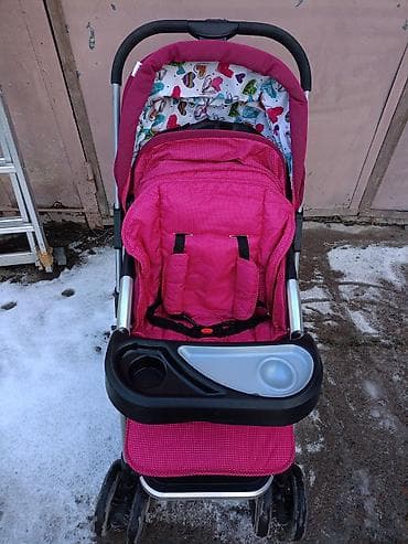 детские игровые площадки бишкек: Коляска, цвет - Розовый — 3