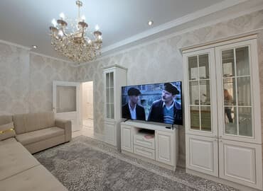 сдается квартира в районе аламедин 1: 3 комнаты, 80 м², Элитка, 1 этаж, Евроремонт — 1