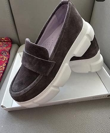 Лоферы, 39, La Pinta, Новый, цвет - Серый, Самовывоз