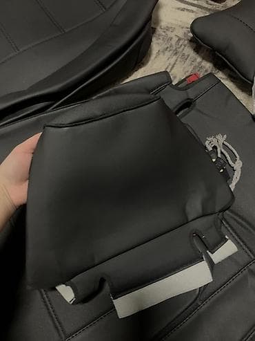 ремонт тент: Чехлы Экокожа, С подушкой, цвет - Черный, Volkswagen, Новый, Бесплатная доставка — 4