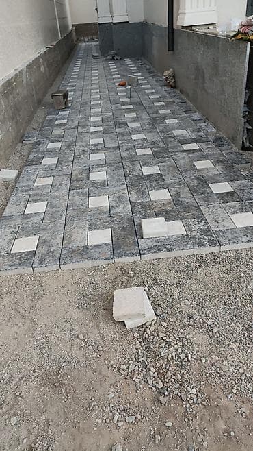 топоз яки: Евробрусчатка, Орнамент, Резина, Куюлган, Жаңы — 10