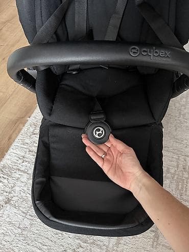 коляска срочно: Коляска, цвет - Черный, Б/у — 4