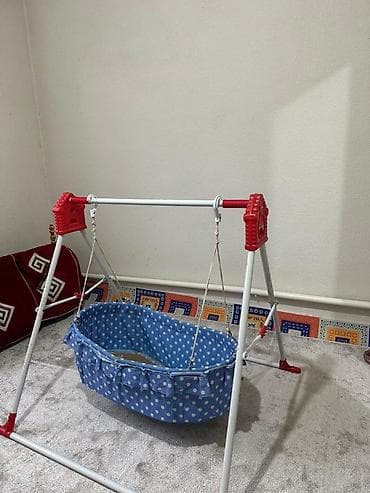 калыб: Люлька, Бешик, Металл, түсү - Көк — 1