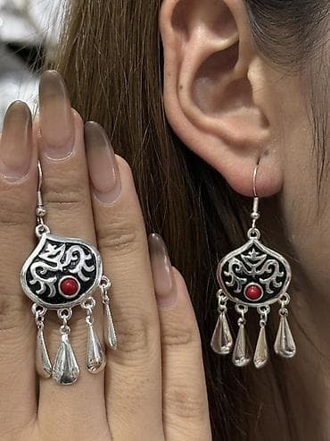 Наборы украшений: Серьги, Женские, Вставка: Изумруд — 4