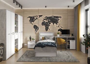 двухъярусный кровать для взрослых: Односпальная кровать Денвер создана в духе серии, в светлом тоне — 1