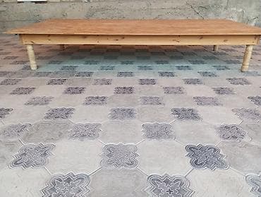 тент крыша: Тапчан 240 x 122 x 40 м, Дерево — 3