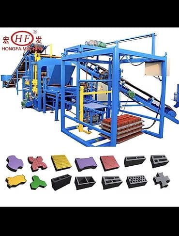 Контейнерлер: Автоматическая линия для производства тротуарной плитки и блоков — 1