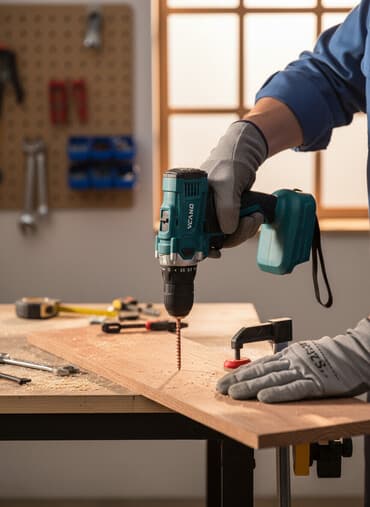 электродрель с перфоратором: Аккумуляторная дрель-шуруповерт Vcano с бесщеточным двигателем — 1