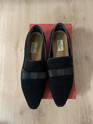 Мокасины и лоферы: Лоферы, 37, Valentino, Б/у, цвет - Черный, Самовывоз — 2
