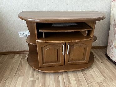 tcl 85: Тумба и подставка для телевизора, Напольная, МДФ, цвет - Коричневый — 4