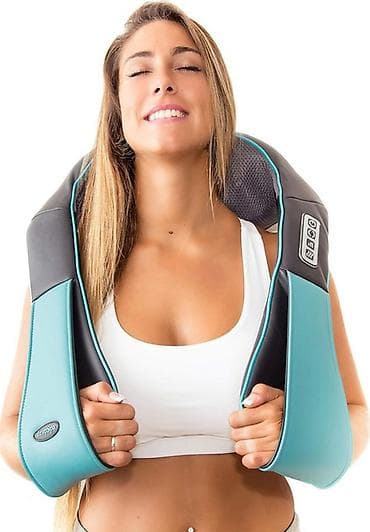 массажер для шеи электрический: 💆‍♂️ Электрический массажёр для шеи, плеч и спины с подогревом (3D) — 2