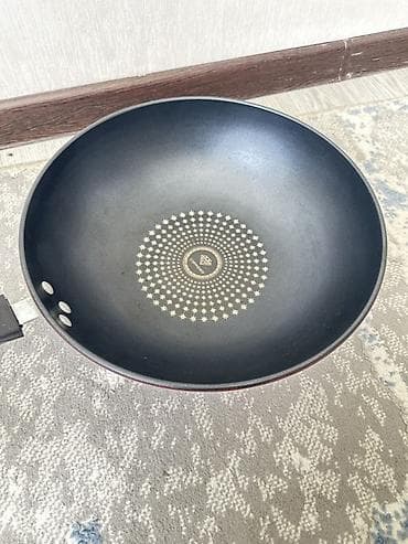 камни декор: Сковорода-вок с крышкой - Тип: глубокая сковорода/вок с антипригарным — 4