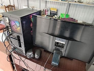 Настольные ПК и рабочие станции: Компьютер, ядер - 12, ОЗУ 16 ГБ, Игровой, Б/у, AMD A4, AMD Radeon RX 580, HDD + SSD — 3