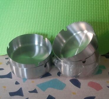 пепельница уличная: Пепельница, лёгкая, удобйная. Не дорого. Нержавеющая сталь — 2