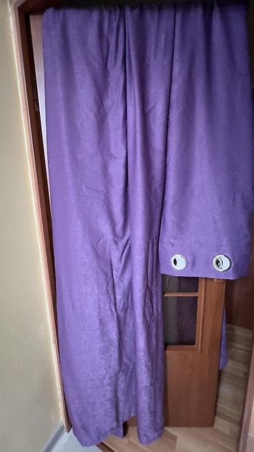 жалюзи на окна цена бишкек: Комплект штор для окна: Портьеры цвета фиолетовый/сливовый (2 — 3