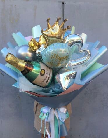 съедобные букеты: Организация мероприятий | Гелевые шары, Букеты, флористика — 8