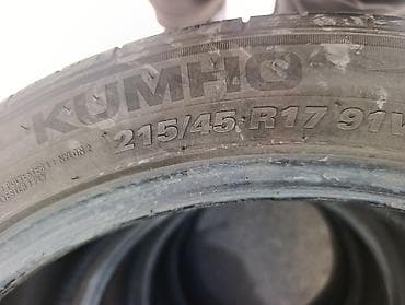 215 45 r17: Шины 215 / 45 / R 17, Лето, Б/у, Комплект, Легковые, Корея, Kumho — 2