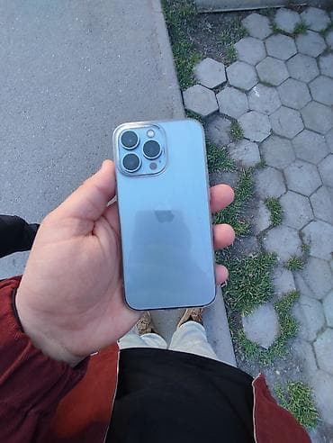 Apple iPhone: IPhone 13 Pro, 128 ГБ, Голубой, Чехол, 84 % — 1