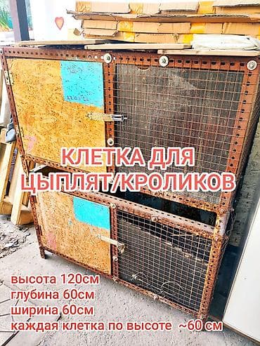 итер: Клетка для цыплят/кроликов, двухъярусная (будете брать отдам ещё — 1