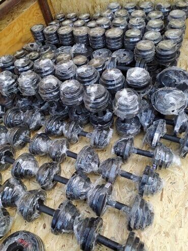 набор гантель в чемодане flexter: Гантели разборные 15+15 кг ассортимент От 8 до 50 кг — 1