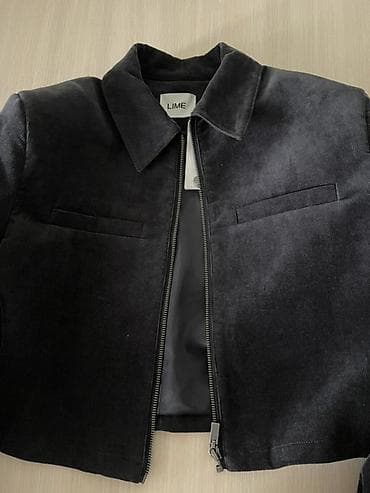 Жакет LIME из вельвета
Темно синего цвета 
Размер М 
Цена 4000