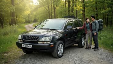 Toyota Harrier: 2000 г., 3 л, Автомат, Газ, Кроссовер at lalafo.kg Toyota Harrier: 2000 г., 3 л, Автомат, Газ, Кроссовер