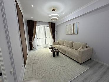Батирлер: 1 бөлмө, 53 м², Асанбай мкр 7 кабат, Дизайнердик оңдоо — 2