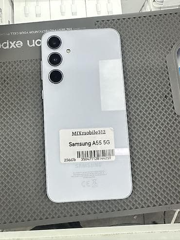 mate 20: Samsung Galaxy A55, 256 ГБ, цвет - Серебристый — 2