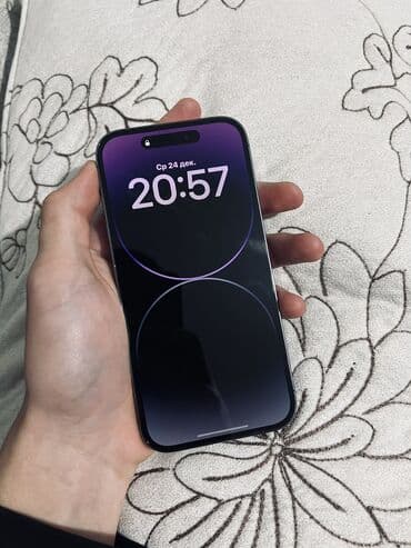 iphone 8 osh: IPhone 14 Pro, Б/у, 256 ГБ, Deep Purple, Зарядное устройство, Защитное стекло, Чехол, 79 % — 2