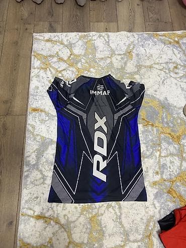 мма шорты: Спортивная компрессионная футболка RDX (рашгард) размер L - Тип — 2