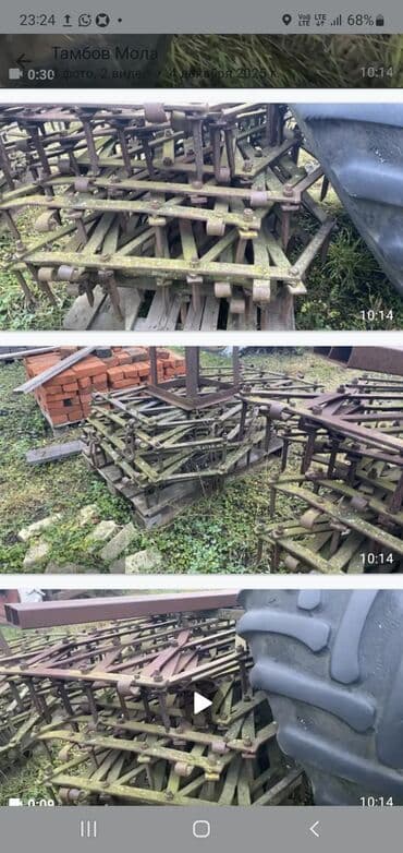 dewoo lanos: Бороны зубовые/секции для обработки почвы - Металлические секции — 5