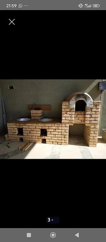 плит: Печные работы под ключ: восточные очаги, тандыры, уличные кухни - — 5