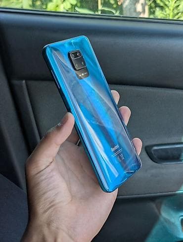 Техника и электроника: Redmi, Redmi Note 9S, Б/у, 128 ГБ, цвет - Синий, 1 SIM, 2 SIM, eSIM — 2