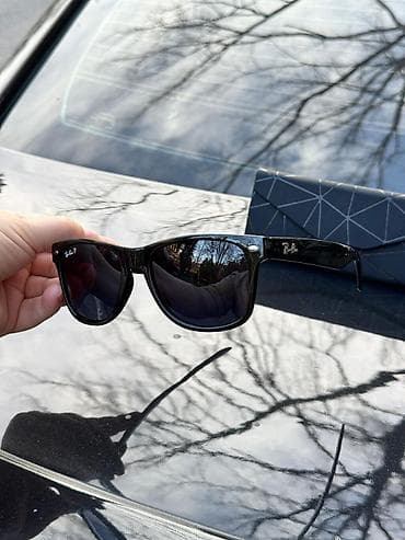 rf 3: Солнцезащитные очки очки, Ray-Ban, Унисекс, Вайфареры, Линзы поляризованные — 6