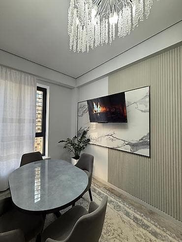 Недвижимость: 2 комнаты, 54 м², Ала-Арча ТРЦ Элитка, 10 этаж, Евроремонт — 4