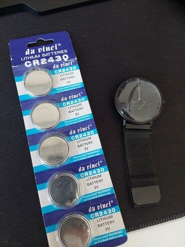 Часы xiaomi mijia с комплектом батареек