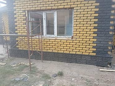 Отделочные работы: Облицовка фасада декоративными панелями “под кирпич” - — 2