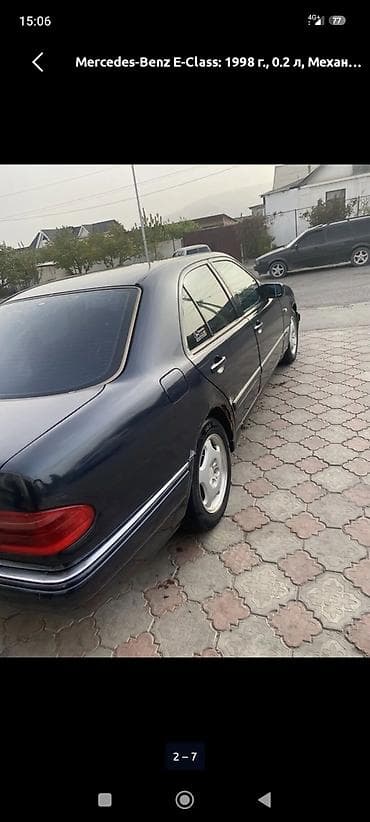 ом 642: Mercedes-Benz E-Class: 1998 г., 0.2 л, Механика, Бензин, Седан — 1